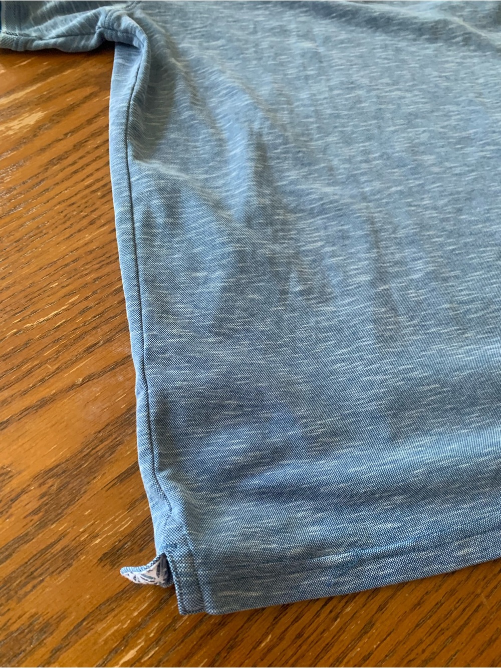 Denim & Flower Polo Shirt - Picture 14 of 15